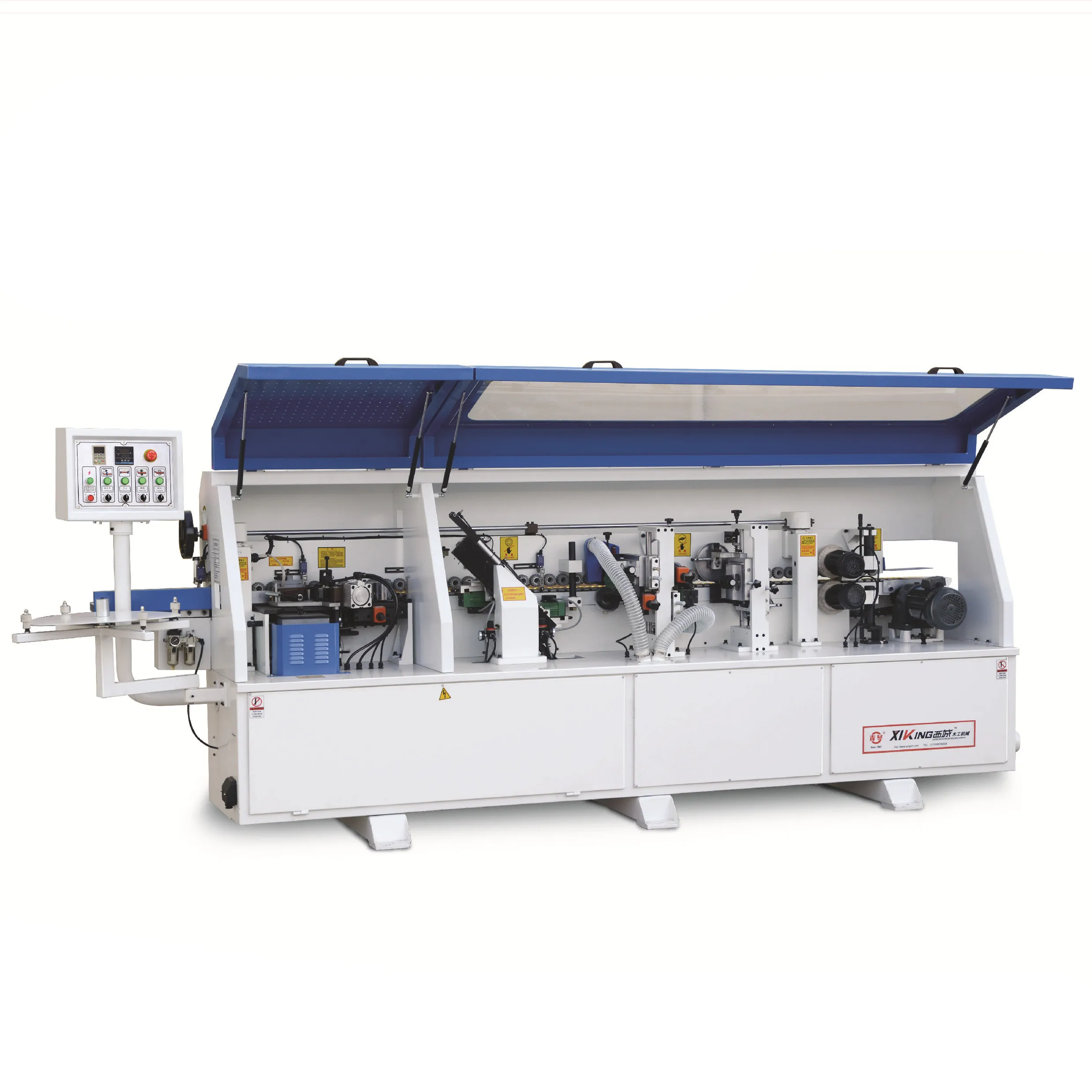 Полностью Автоматическая производственная линия станок для облицовывания кромок FZ-528D, цена по прейскуранту завода-изготовителя, короткий цикл