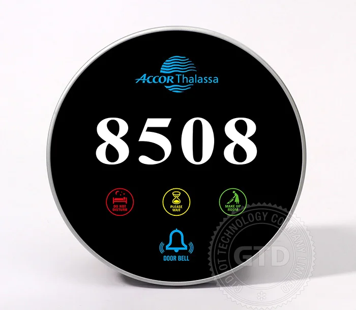 European Hotel LED Touch Doorplate