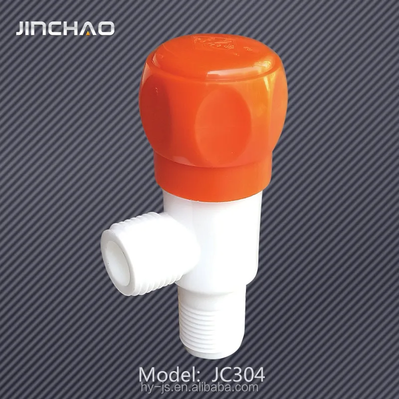 Plastic angle valve 120 degree high temperature resistance for water