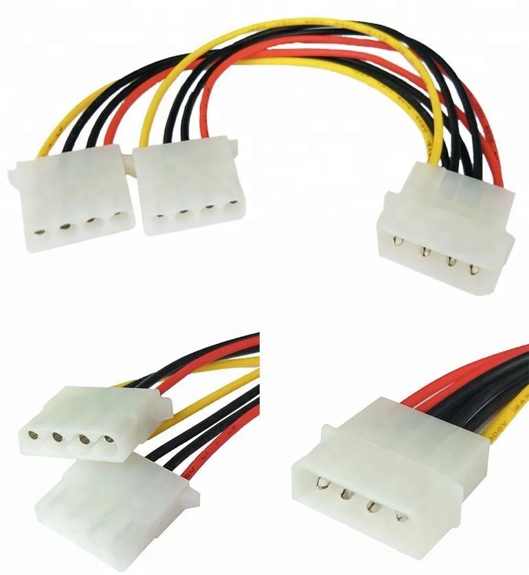 Custom 6.3mm Pitch 63080 Male Female Terminal Connector Auto Cable