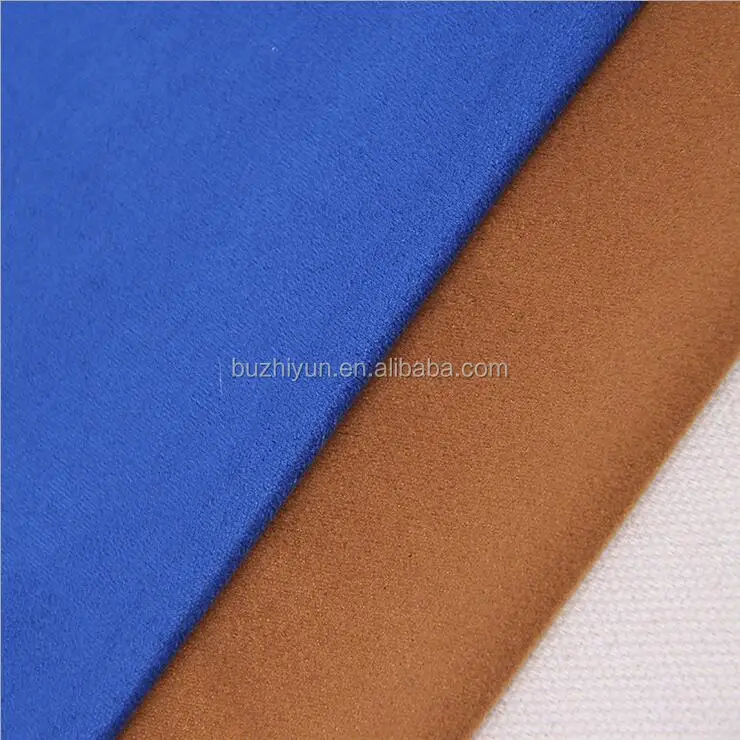  Высококачественная мягкая замшевая ткань из полиэстера и спандекса для модных женских платьев