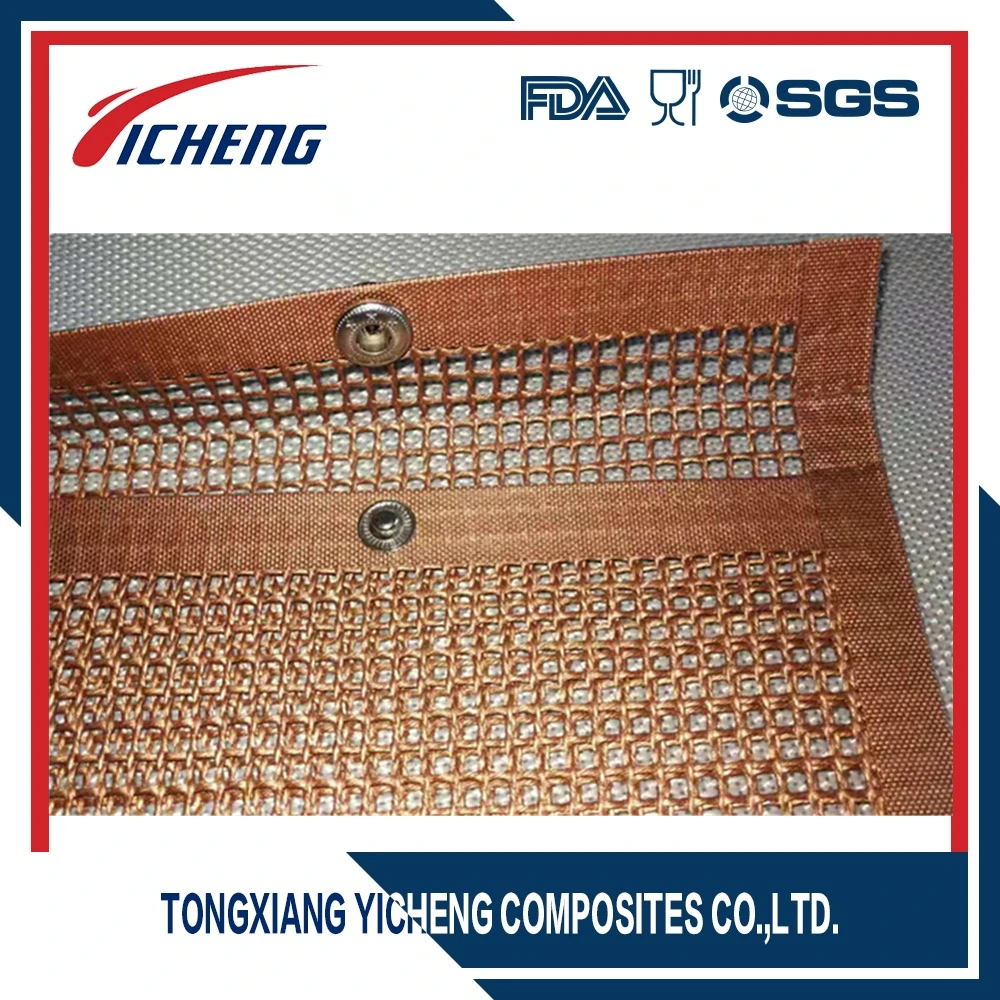 
New!PTFE coated Heat Resistant Non-stick BBQ Mesh Grill Bag 