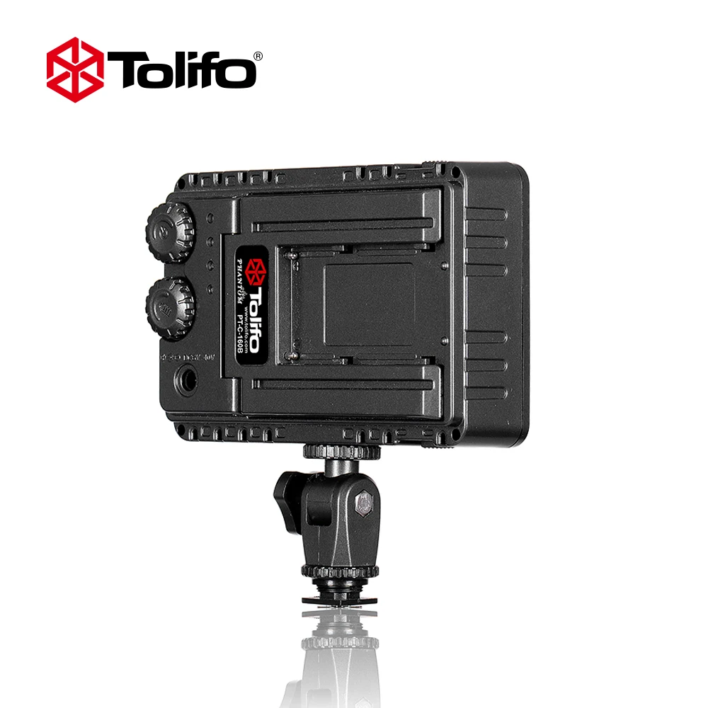 Tolifo Battery Operated Adjustable LED Photographic Camera Light Mini LED Video Light with the Dimmer for DSLR Camcorder