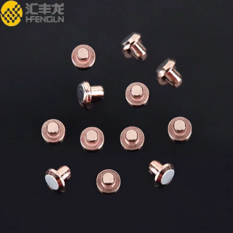 Bimetal Silver Alloy Rivet Slide Switch Contact Wenzhou Wholesale