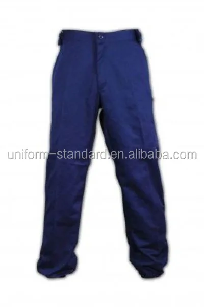 Униформа безопасности из полиэстера, синие брюки, защитная униформа