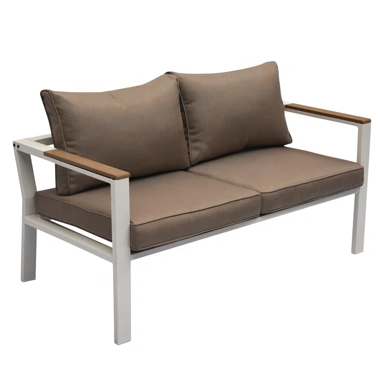 Outdoor Sofa Furniture White Aluminum Frame Outdoor Furniture Aluminium Set
