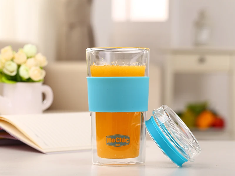 
 Оптовая продажа, персонализированные стеклянные кофейные кружки с двойными стенками на заказ/высококачественные кофейные чашки To Go/кофейные чашки Mochic  