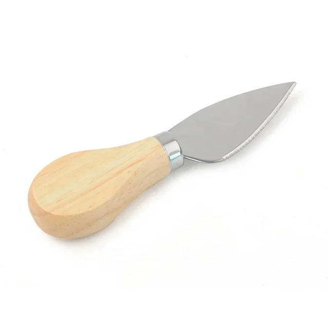 Three pieces of cheese suit cheese knife set cheese cut with oak handle