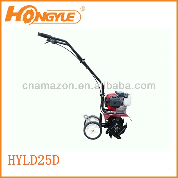 reliable 49cc and 18.5kgs gas tiller/plough HYLD25D with 1e44f-5