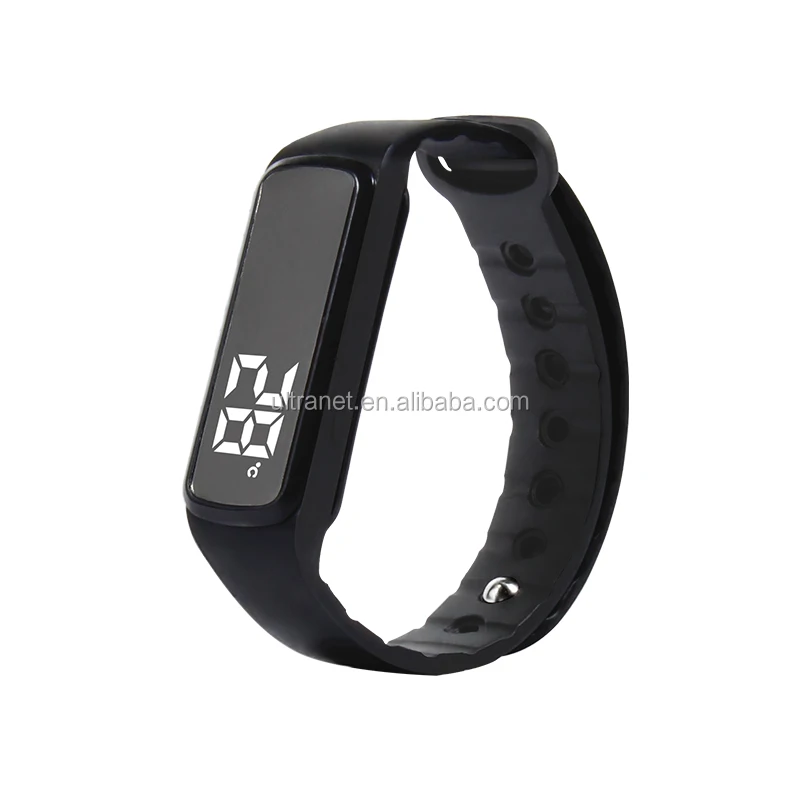 Custom logo watch RFID wristband health digital kids led watch with calorie