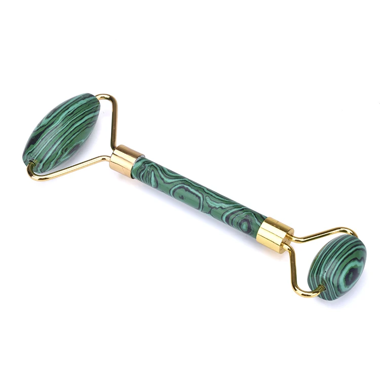 Новые инновационные продукты для красоты и личной гигиены, полудрагоценный нефритовый ролик малахита для ухода за кожей