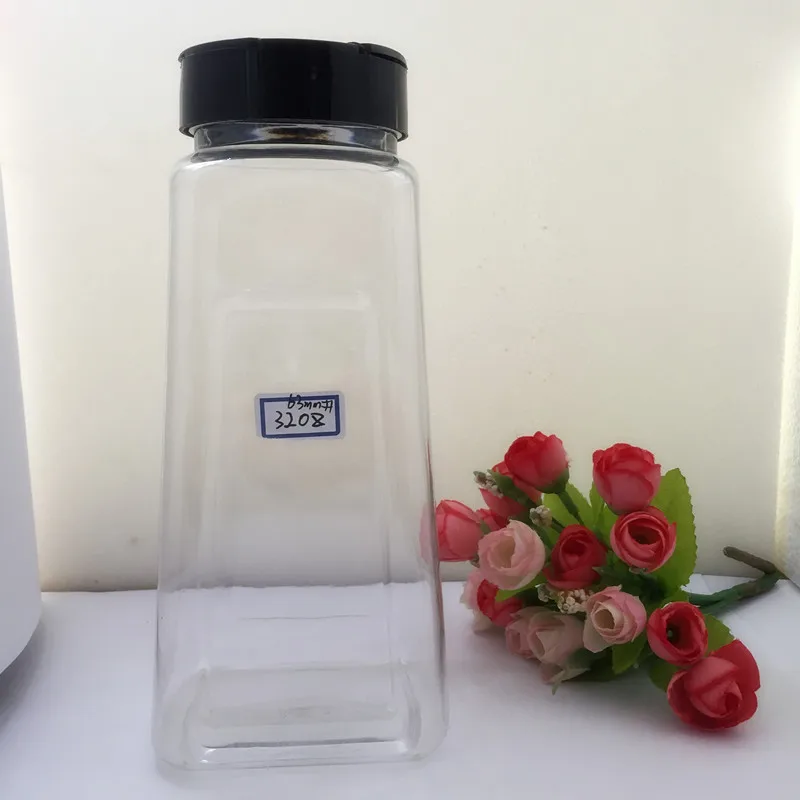 PET spice bottle/ plastic bottle spice herbs powders seasoning shaker jar