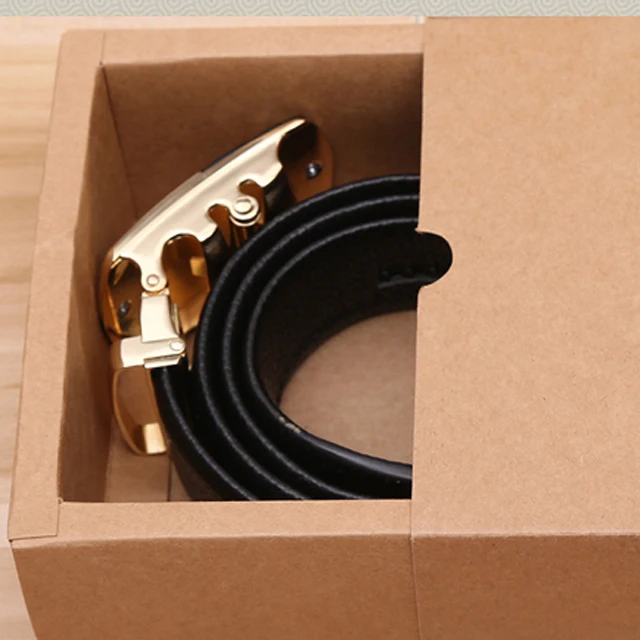 Kraft Paper Recyclable Custom Drawer Box for Belt Packaging