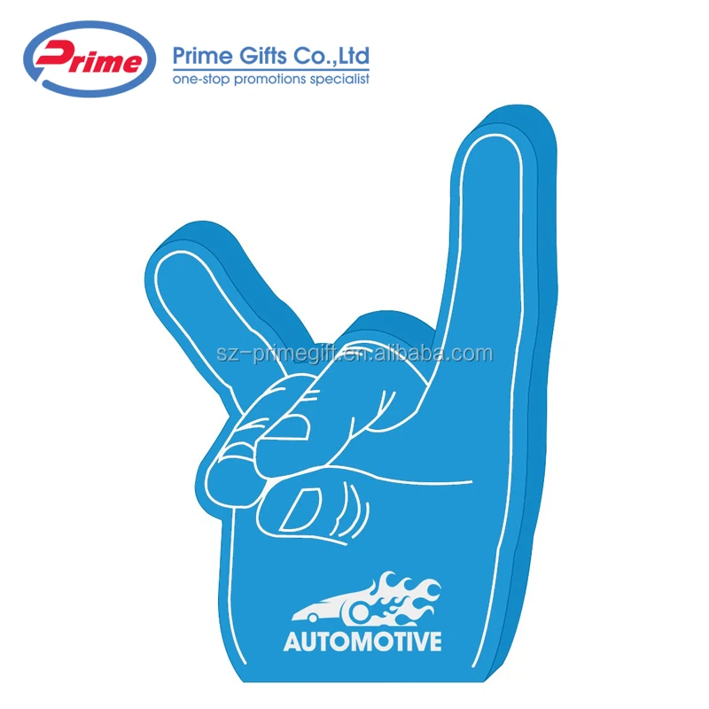Пользовательский логотип шокер пенопластовый палец рука по низкой цене