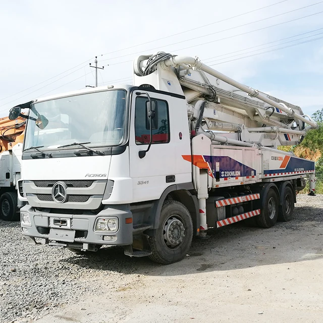 Chinese factory 28m concrete pumping vehicle 150 meters mixer car cement
