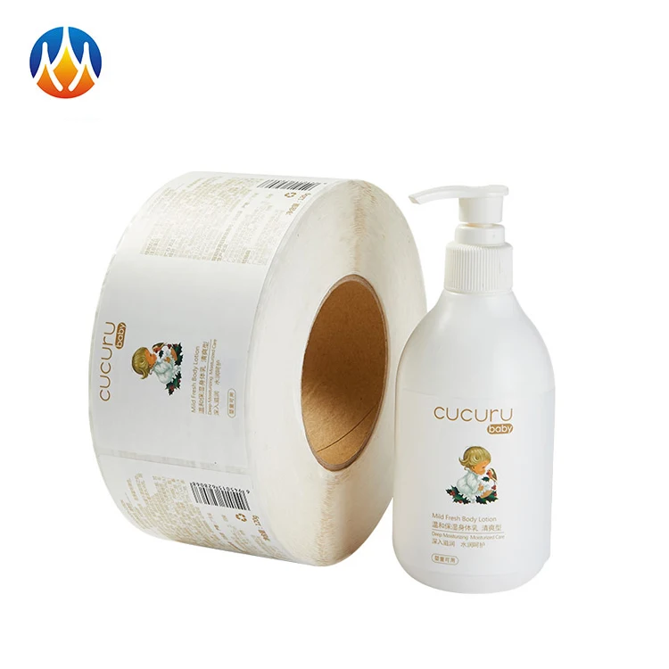 Factory Price Wholesale Self Adhesive Paper Sticker Custom Sticker Logo Printing Labels For Cosmetic Bottles