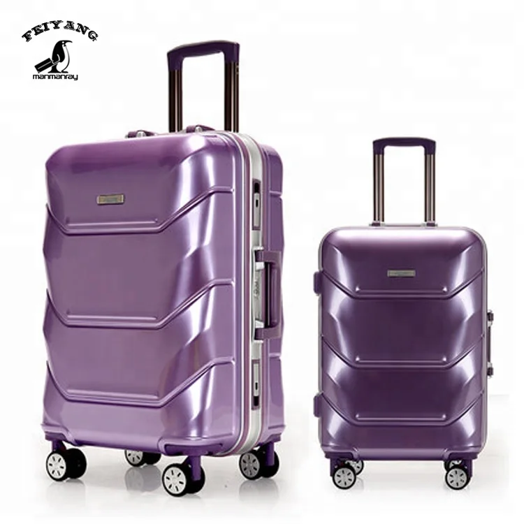 New fashion mirror ABS aluminum frame luggage eminent luggage sets boarding suitcase