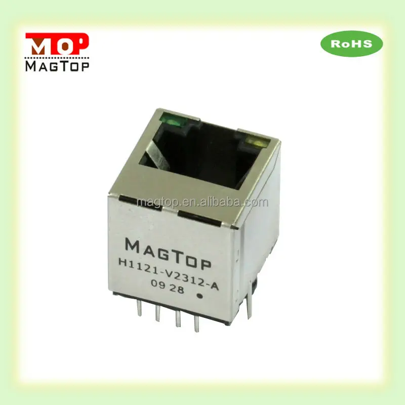 Панельное крепление Rj45 Jack PCB Проводные клеммные разъемы со