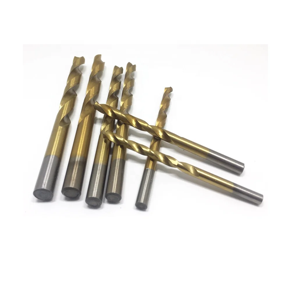 
HSS Titanium Color HSS High Speed Steel Drill Bits 