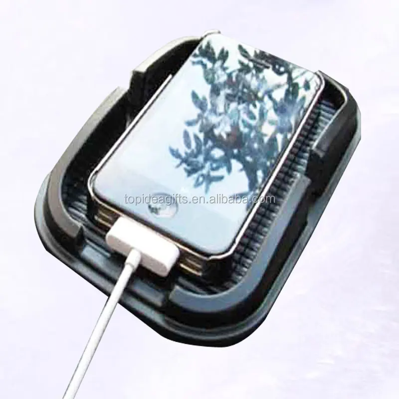 Factory Custom Logo Anti-Slip Silicone Car Phone Dashboard Pad Mat Hands-Free Cell Phone Holder for Car Rubber PVC Customized