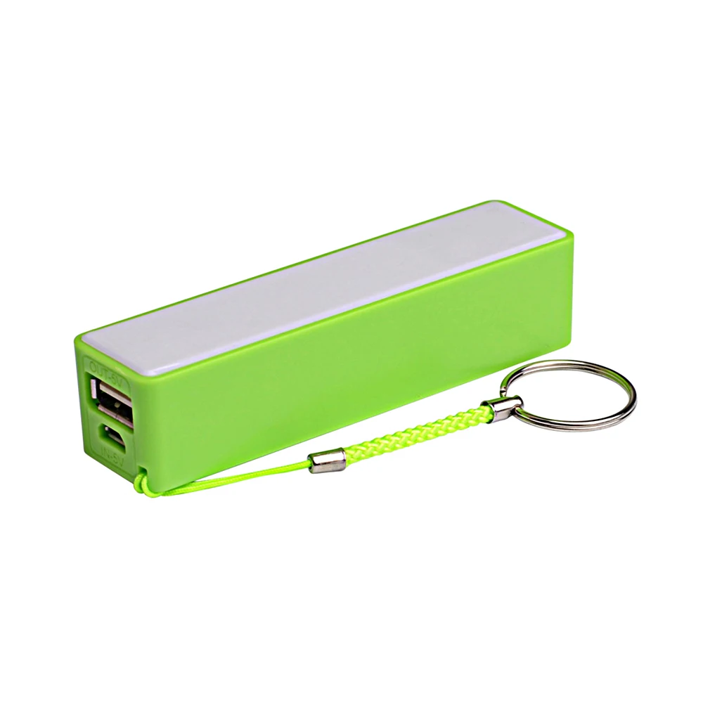 ULcertified Mini Gift 2200mah Perfume Keychain Mobile Phone Power Bank Logo Custom Square Colorful External Battery Charger
