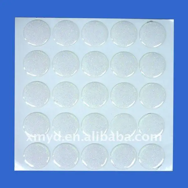2011 Hot Sale Glitter Soft Epoxy Sticker For DIY Bottle Caps Games