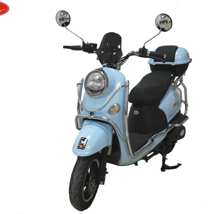 Elegant style ,no pollution no noise blue  mountain  racing electric motorcycle