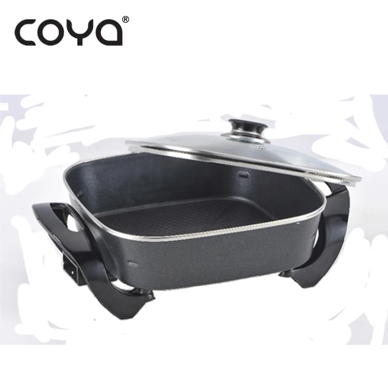 Electrical Pancake Pans Non-Stick Coating Grill Pizza Pan