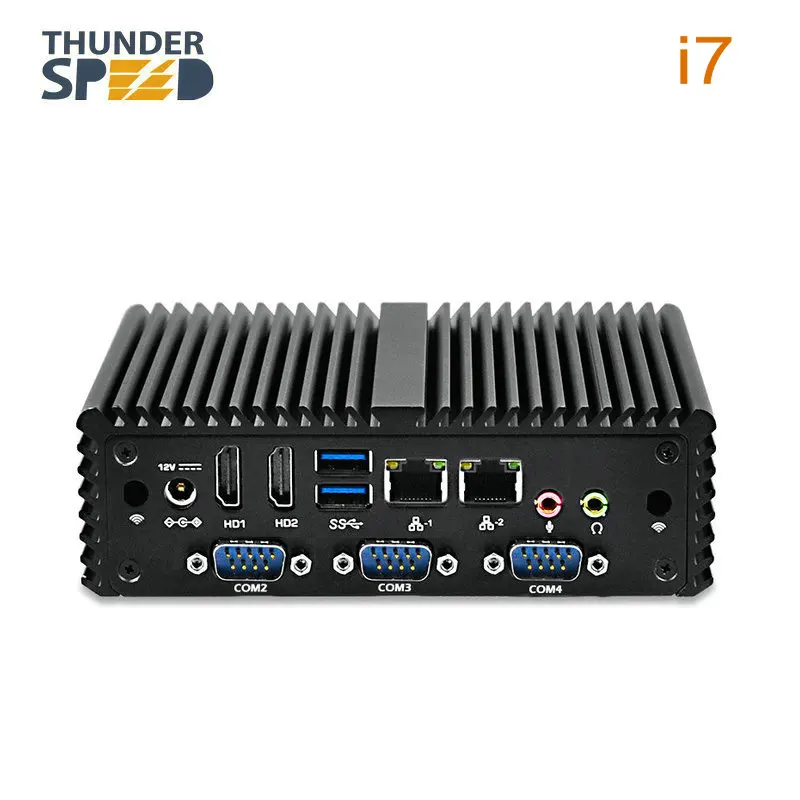 
Мини-компьютер маленький размер X86 4G RAM 128G SSD Win7 Intel Dual Core i7 