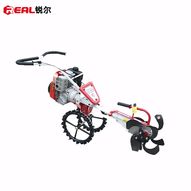 hand push field cultivator gasoline tiller suitable for garden farms
