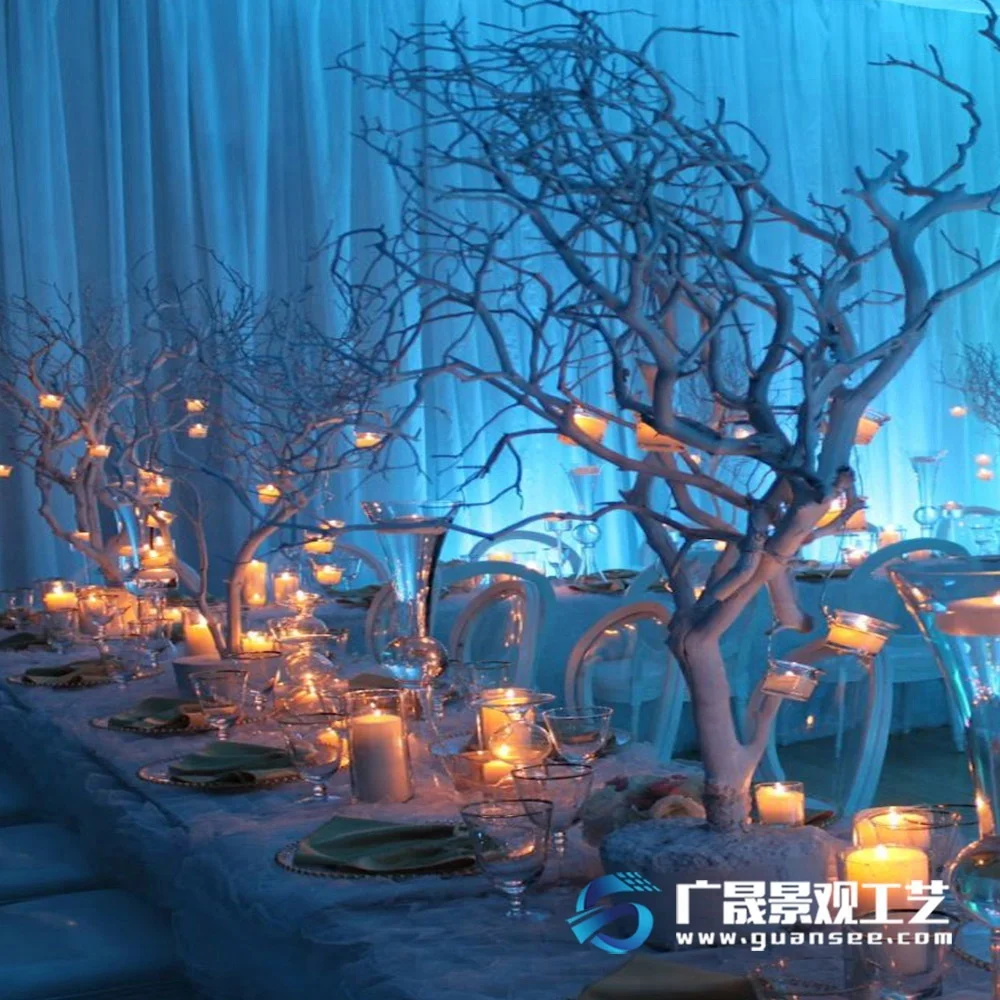 For wedding decoration dry tree coral branches manzanita white tree branches for decorating artificial outdoor dead tree