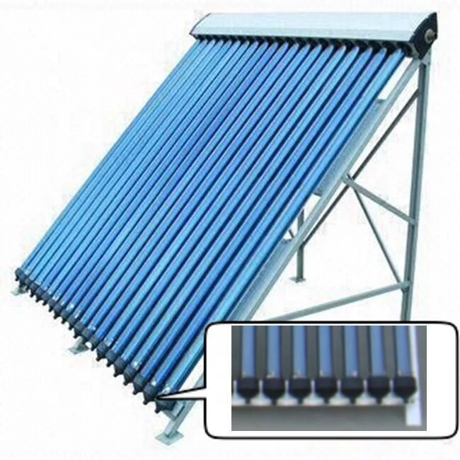 High Efficiency heat pipe solar collector for water heating
