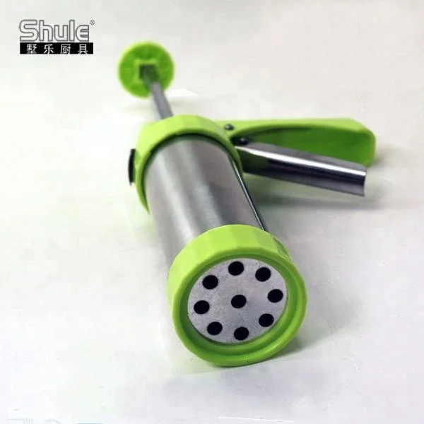 Chinese Snack Making Machine of Stainless Steel Hand Operated Biscuit Press