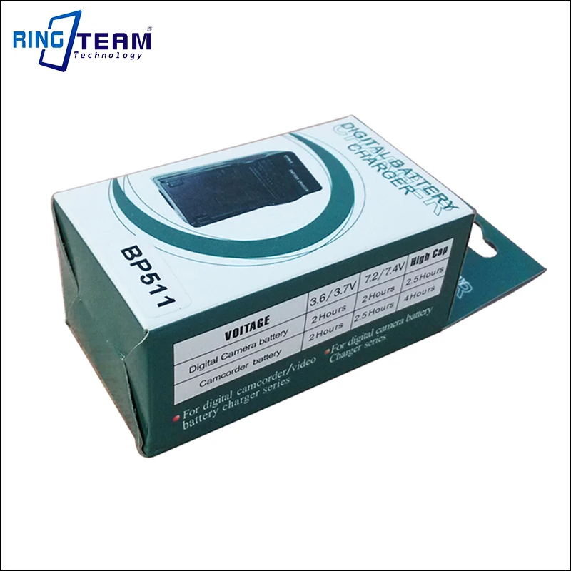 Equivalent CB-5L CG-560 CG-570 CG-580 USB Charger for Canon BP-508 BP-511 BP-511A BP-512 BP-514 BP-522 BP-535 Camera battery