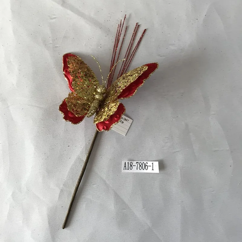 handmade artificial butterfly for Christmas