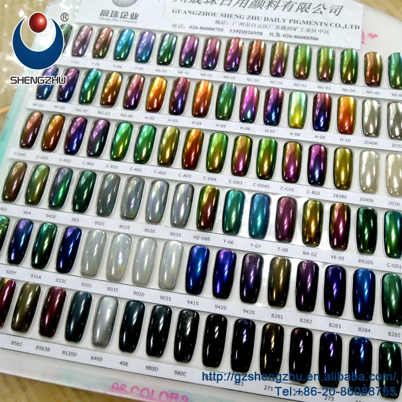 
various Chrome Chameleon Powder Color Shift Pigment for Car Coating nail beauty 