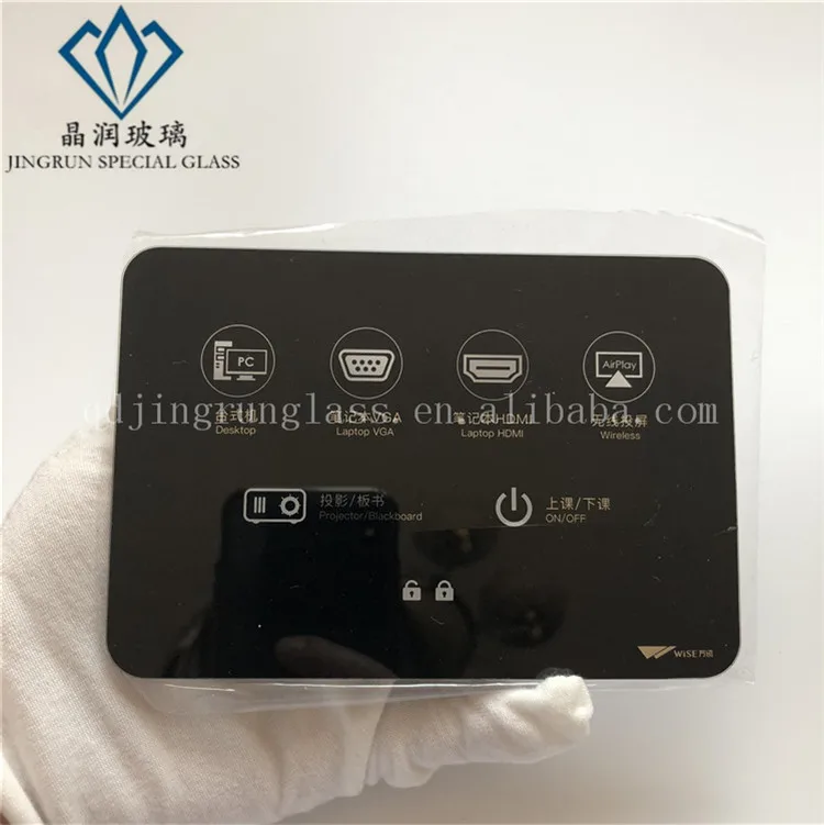 Silk screen printing glass tv lcd tempered glass With The Best Quality