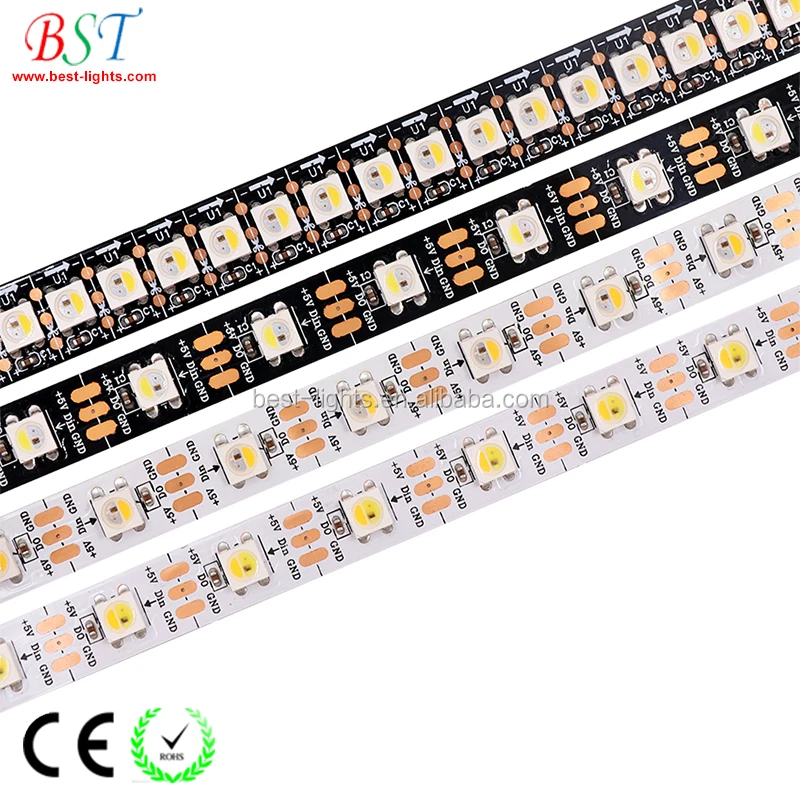 144 led SK6812 IC rgbw 5v dmx flex led pixel strip SMD5050 addressable led light strip