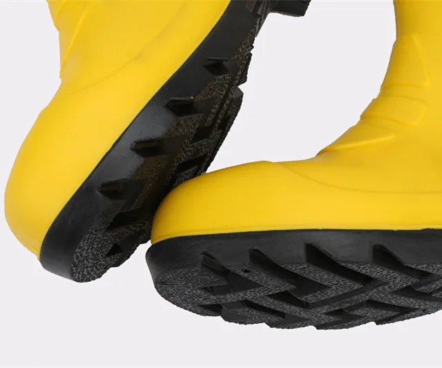 cold storage unisex printed steel toe safety PVC Rain boots gum boots factory waterproof for men adults
