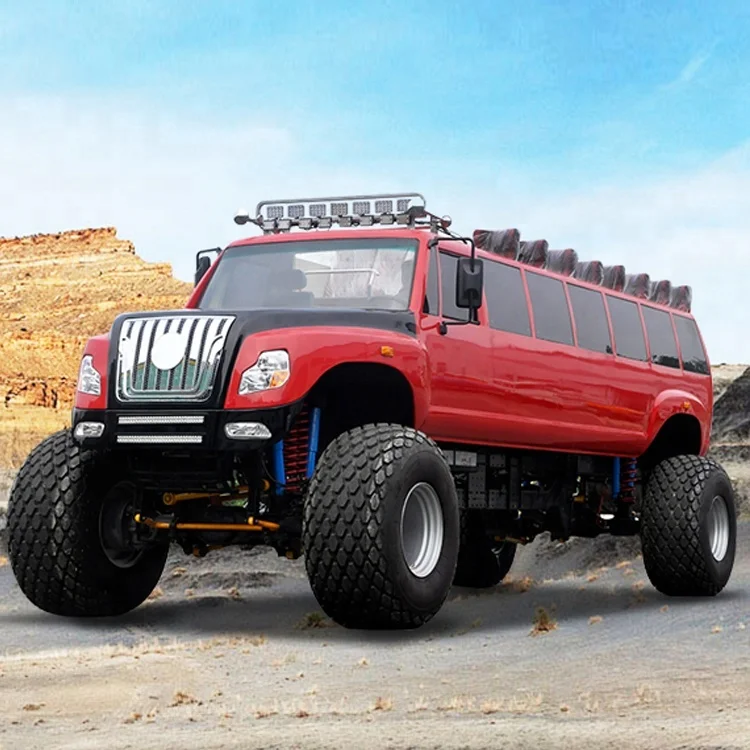 Dongfeng 10 м популярная пустыня 4x4 внедорожная экскурсионная машина