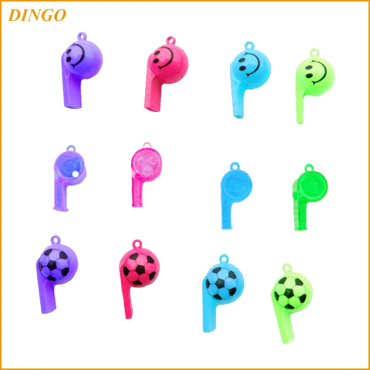 Mini funny whistle kids promotional JIN hua cheering plastic toy whistle