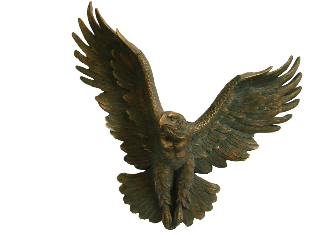 
life size polyresin eagle animal statue resin statue decoration arts and crafts in xiamen 