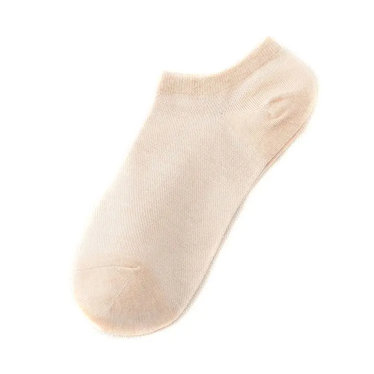 New women thin cotton socks casual sport low cut ankle no show pure color ankle sock custom