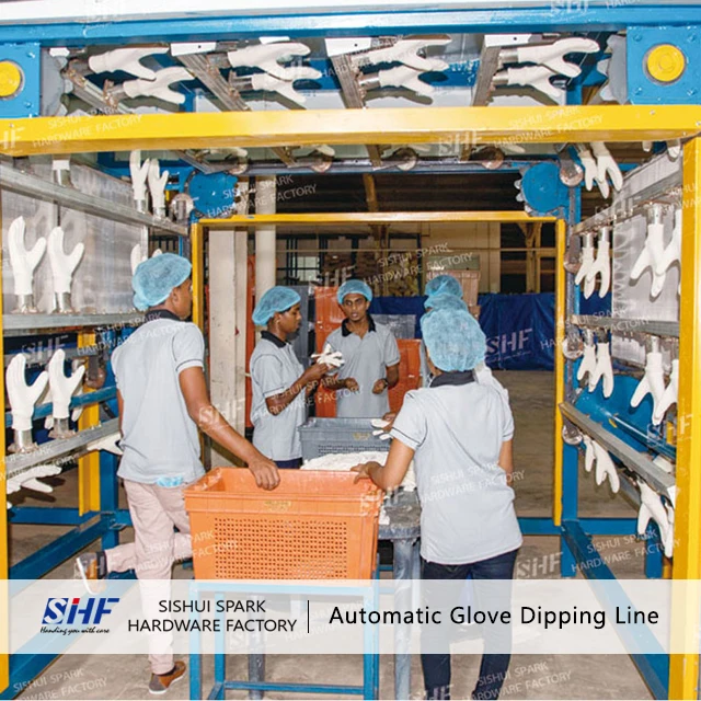 
Cut&Sew NBR/NR Glove Dipping Line/Safety glove making machine 