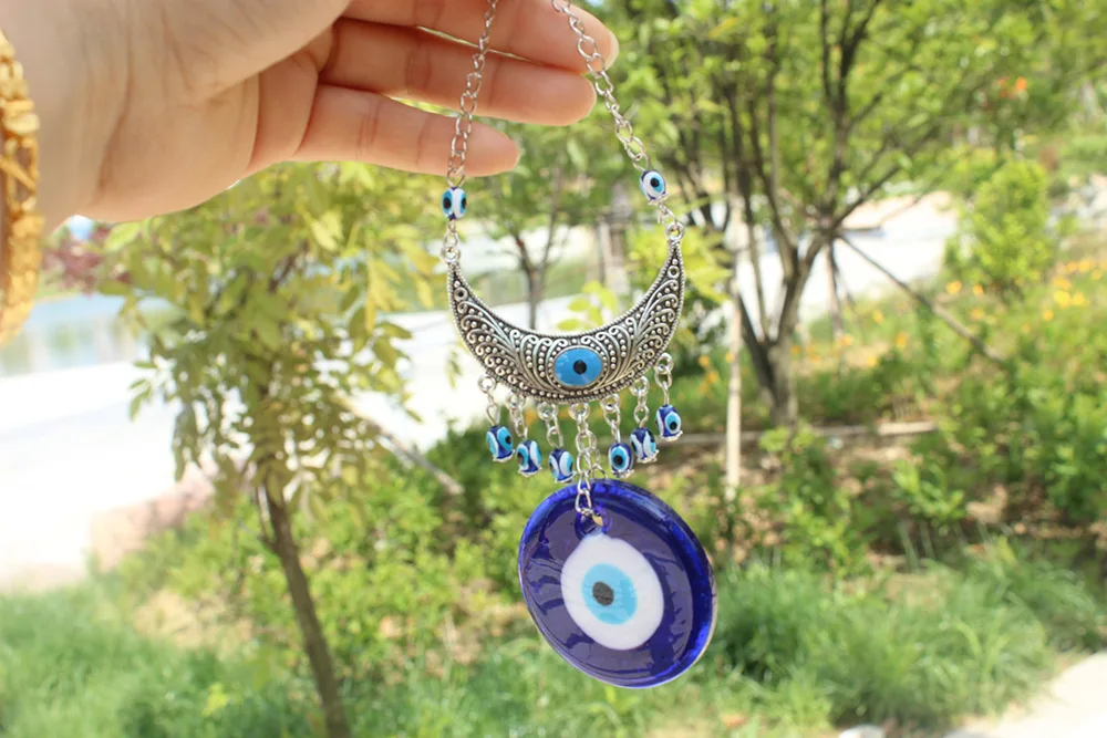 Hot-Sale Turkish Blue Evil Eye Hanging Wall Hanging for Home Decoration with Wholesale