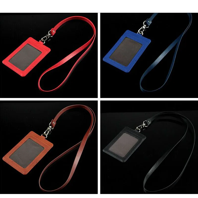 custom low price leather ID card holder