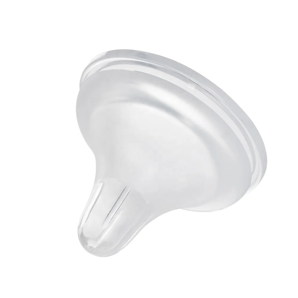 High Quality Transparent Safety Silicone Feeding Baby Nipple