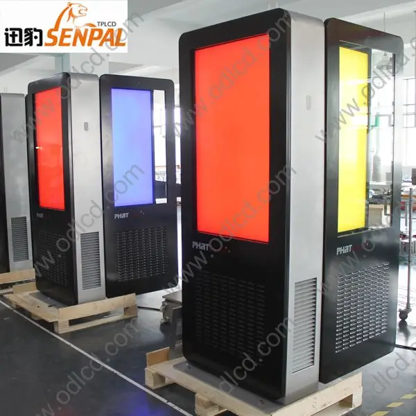 высокая яркость любых погодных бесплатно стоял прозрачный реклама жк-дисплей