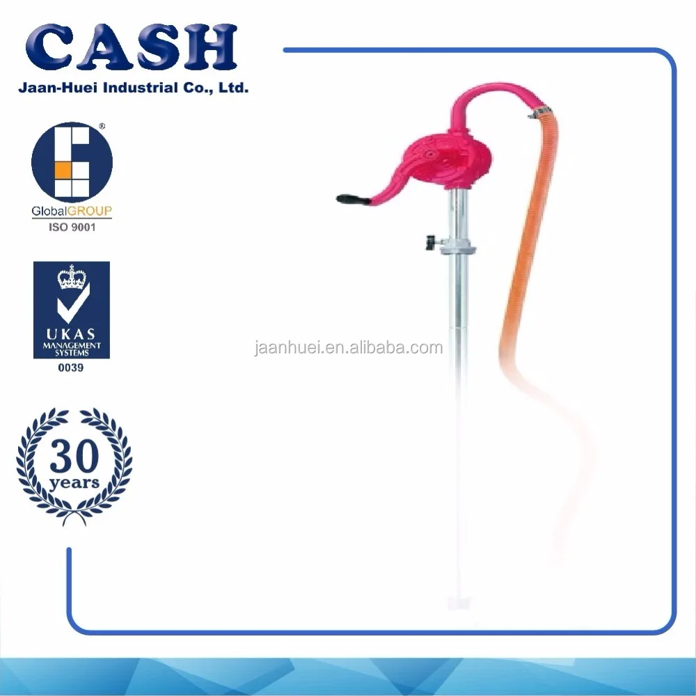 transfer pump kit with manual grease rotary hand oil pump