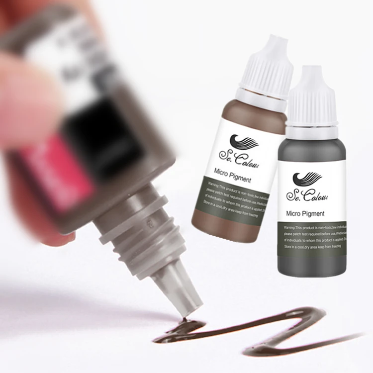 Pure Plant Semi permanent Makeup microblading Pigment Eyebrow Tattoo Ink 15ml